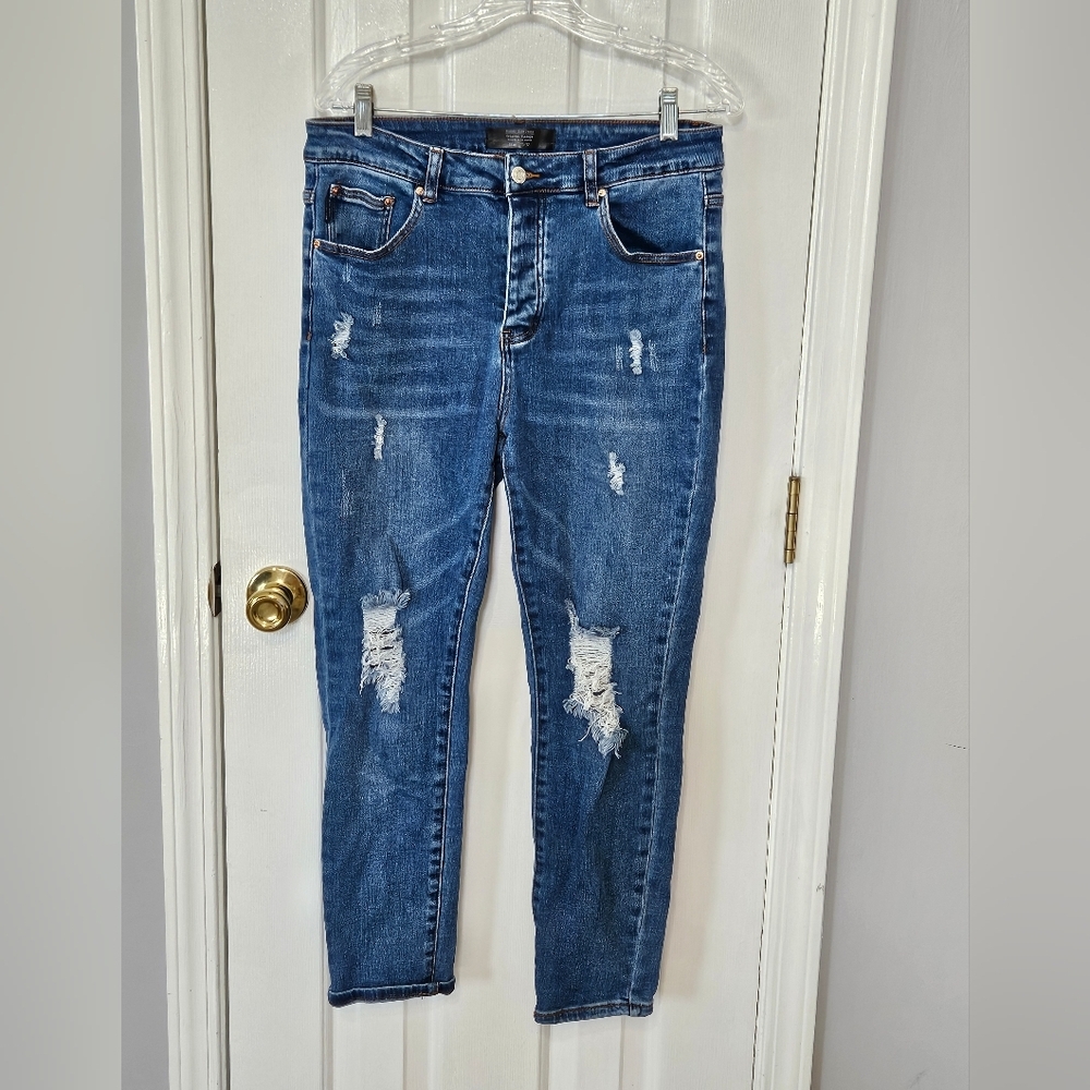 Monkey Ride Vintage Blue Jeans